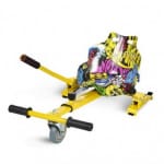 Asiento Kart - Hoverkart para Hoverboard con diseño Hip Hop multicolor amarillo