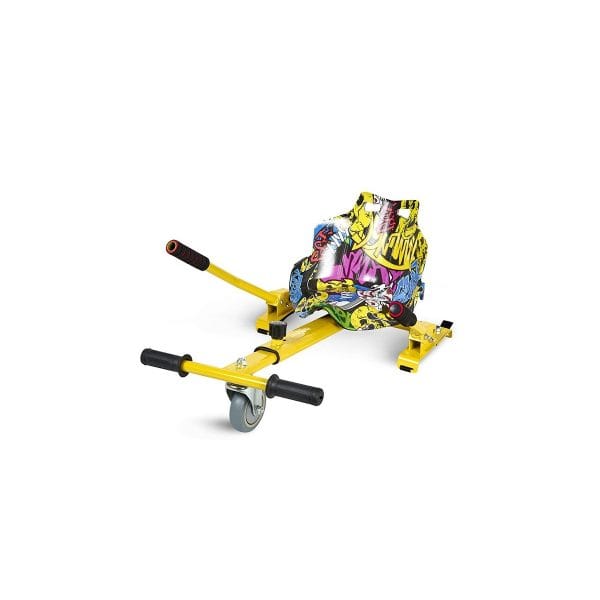 Asiento Kart - Hoverkart para Hoverboard con diseño Hip Hop multicolor amarillo Asiento Kart - Hoverkart para Hoverboard con diseño Hip Hop multicolor amarillo