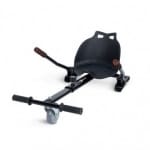 Asiento Kart - Hoverkart para Hoverboard de color negro con asiento redondo y barra ajustable
