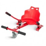 Asiento Kart - Hoverkart para Hoverboard de color rojo con barra ajustable