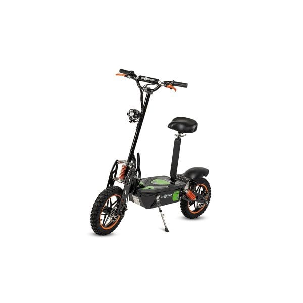 Aspide patinete-scooter eléctrico estilo moto, plegable y motor 2000W. Color negro-naranja. Aspide patinete-scooter eléctrico estilo moto, plegable y motor 2000W. Color negro-naranja.
