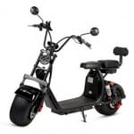 Maverick Elite- Citycoco de ultima tecnología. Motor 1500W con 1 o 2 baterías. Color Negro.