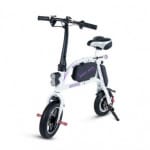 Moto, Bicicleta eléctrica moderna, comoda y ligera, blanco