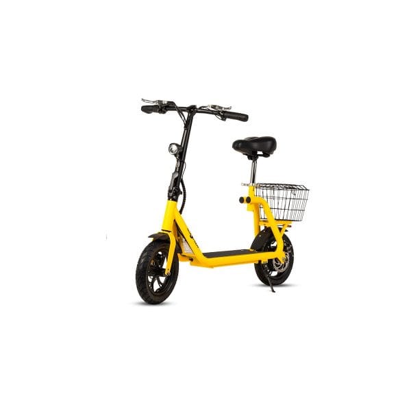 Patinete-Scooter Eléctrico tipo moto, motor 350W, color Amarillo Patinete-Scooter Eléctrico tipo moto, motor 350W, color Amarillo