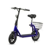 Patinete-Scooter Eléctrico tipo moto, motor 350W, color Azul Patinete-Scooter Eléctrico tipo moto, motor 350W, color Azul