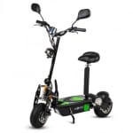 Patinete/Scooter Eléctrico tipo moto, plegable, motor 800W, color Negro