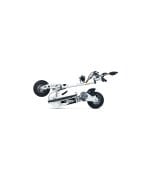 Rocket - Patinete-scooter eléctrico plegable con motor de 800W, color blanco Rocket - Patinete-scooter eléctrico plegable con motor de 800W, color blanco