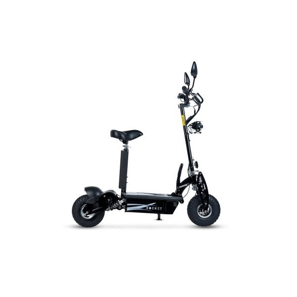 Rocket - Patinete-scooter eléctrico plegable con motor de 800W, color negro Rocket - Patinete-scooter eléctrico plegable con motor de 800W, color negro