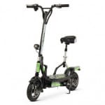 Scooter, Patinete eléctrico urbano rápido y efectivo con diseño moderno, verde