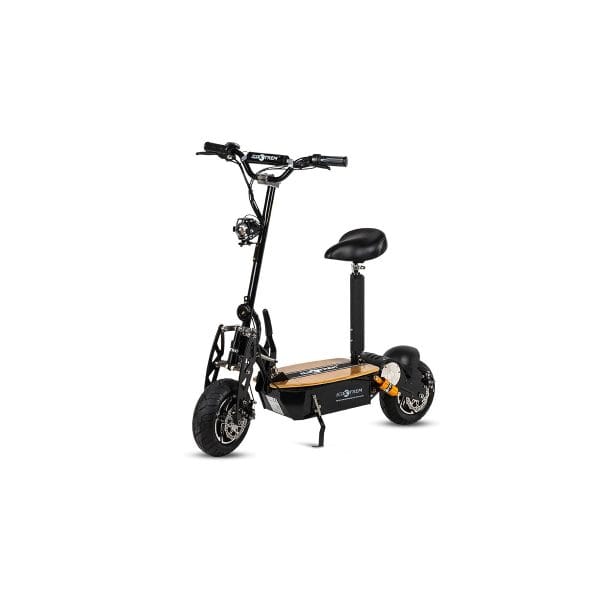 Patinete/Scooter Eléctrico plegable tipo moto, motor 1600/2000W, color Negro