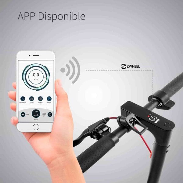 Patinete Eléctrico con App ZWheel E9D ZLion X 25km/h Autonomía 25km 350W Patinete Eléctrico con App ZWheel E9D ZLion X 25km/h Autonomía 25km 350W