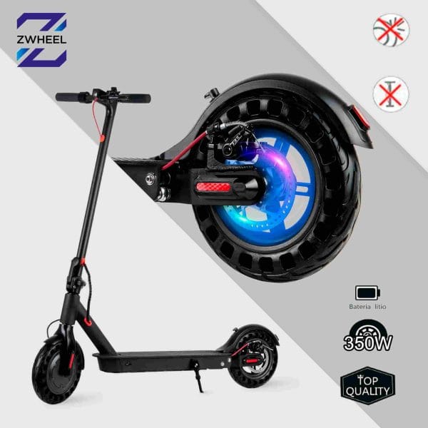 Patinete Eléctrico Con App Zwheel E9 Zlion 25Km/H Autonomía 25Km 350W Patinete Eléctrico Con App Zwheel E9 Zlion 25Km/H Autonomía 25Km 350W