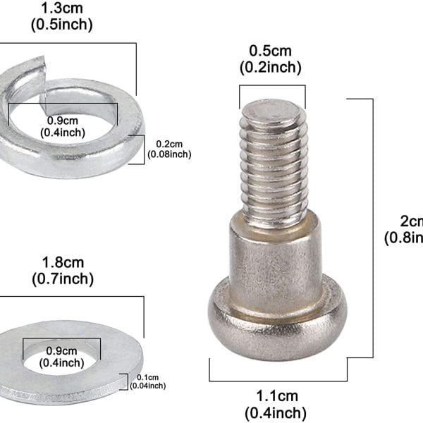 Tornillo llanta trasera Xiaomi M365, Essential, 1S, Pro/2. Pack de 2 tornillos Tornillo llanta trasera Xiaomi M365, Essential, 1S, Pro/2. Pack de 2 tornillos